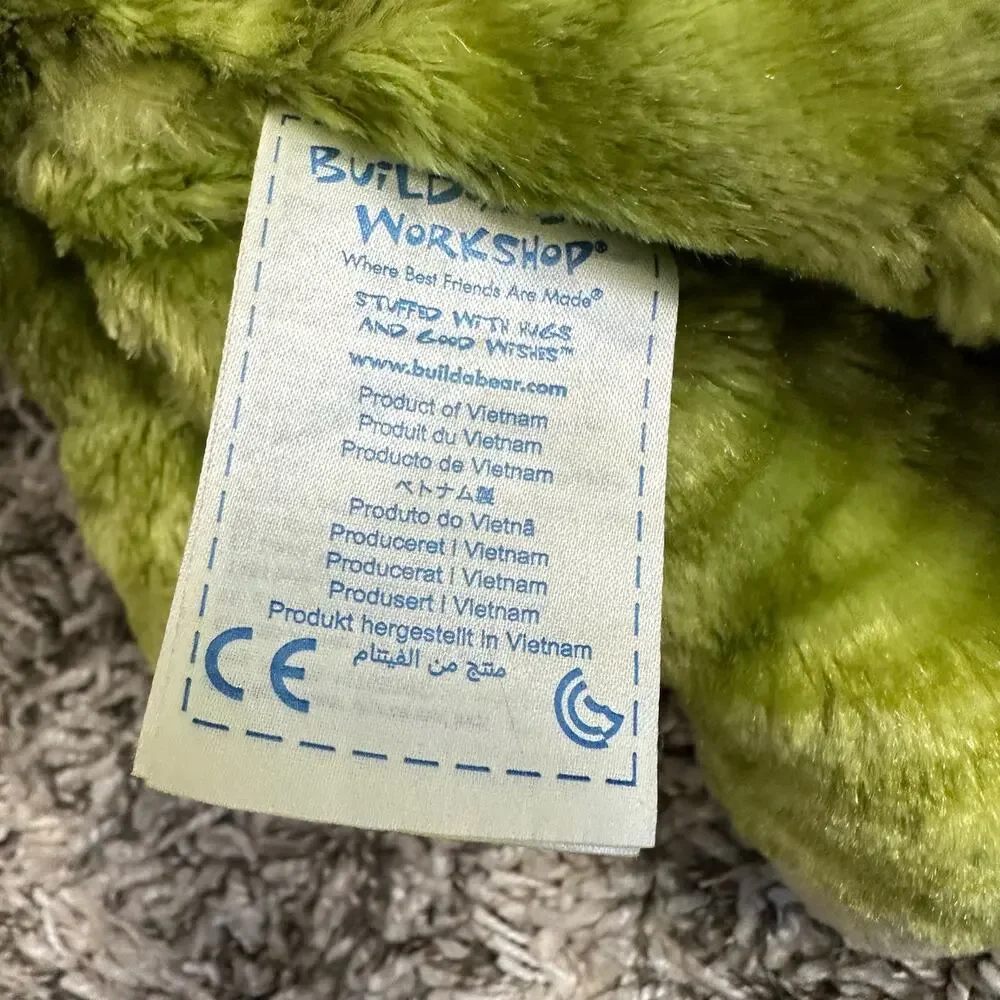Build a Bear Green Brontosaurus Dinosaur Plush Floppy Stuffed Animal